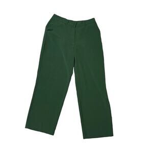 Vintage Anthony Richards Womens Dress Pants Dark Green Straight Trouser‎ Pockets